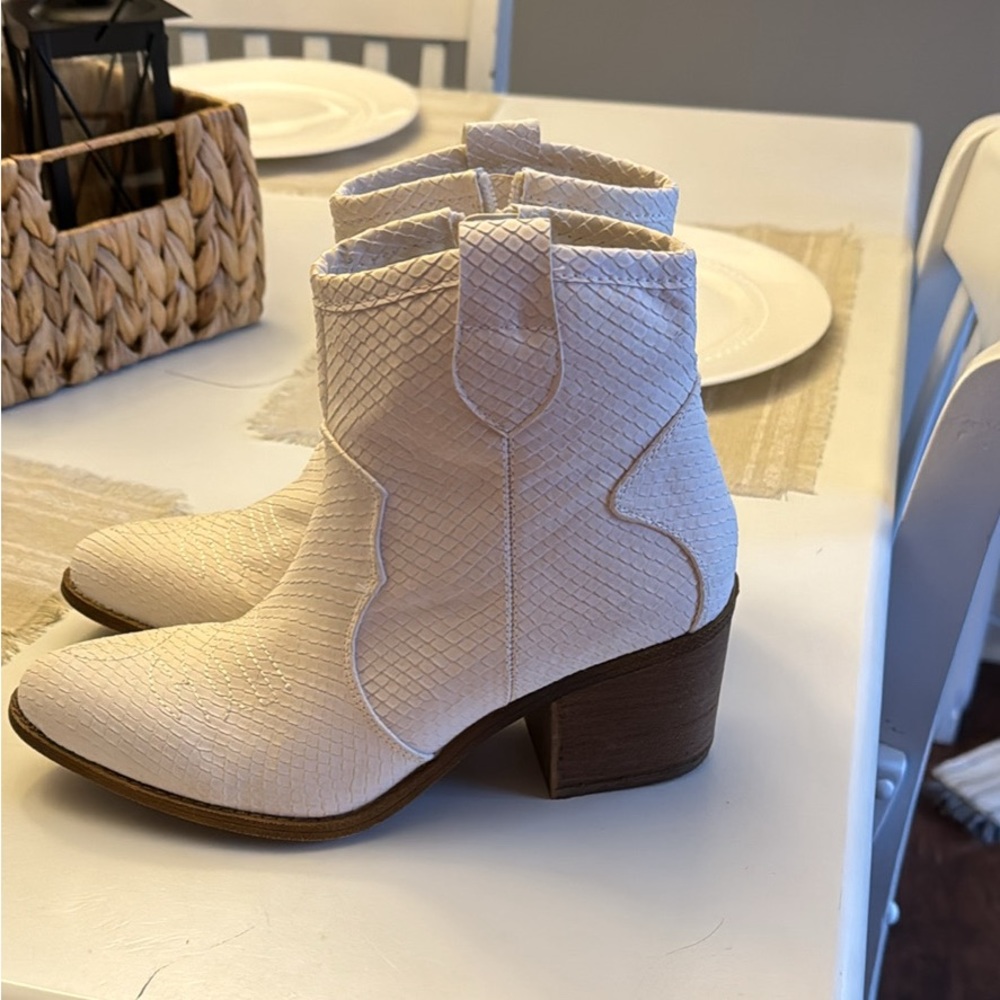 White Booties - image 1